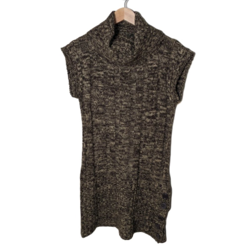 Chances R Knitted Sweater Brown Cozy Dress M